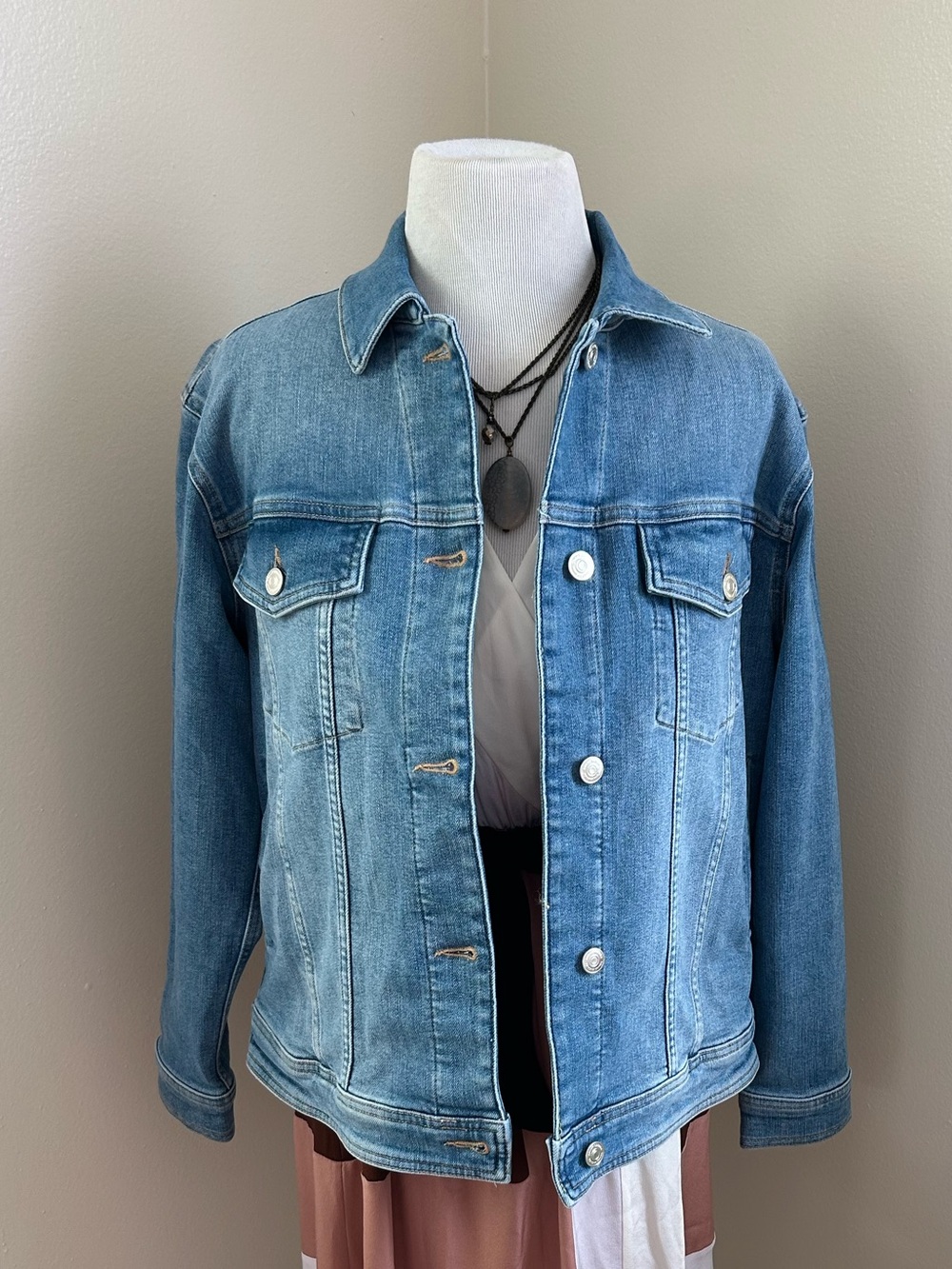 Tommy Bahama Light Blue Denim Jacket
